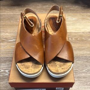 PIKOLINOS Brown Leather Sandals